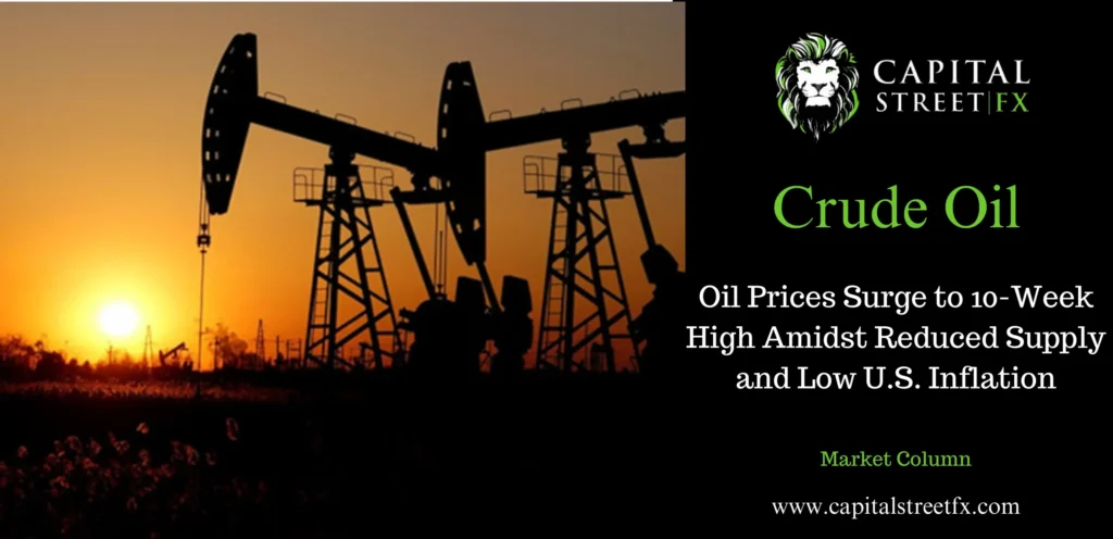 Oil Prices: Reduced Supply and Low U.S. Inflation Drive Market to 10-Week High