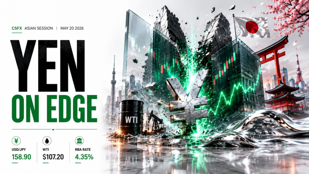 Iran Deal Watch, RBA Hike & Yen on the Edge | Technical Analysis – Asia Session | 20 May 2026