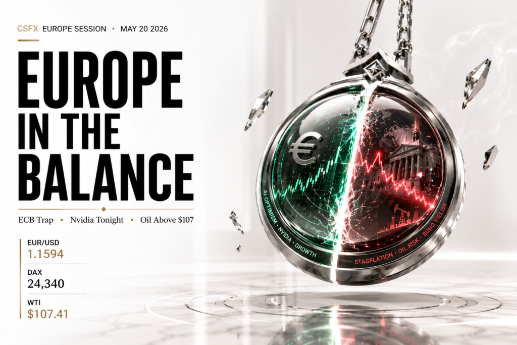 DAX Wobbles & UniCredit’s Billion-Euro Gamble | Technical Analysis – European Session | Capital Street FX Daily Brief · 20 May 2026