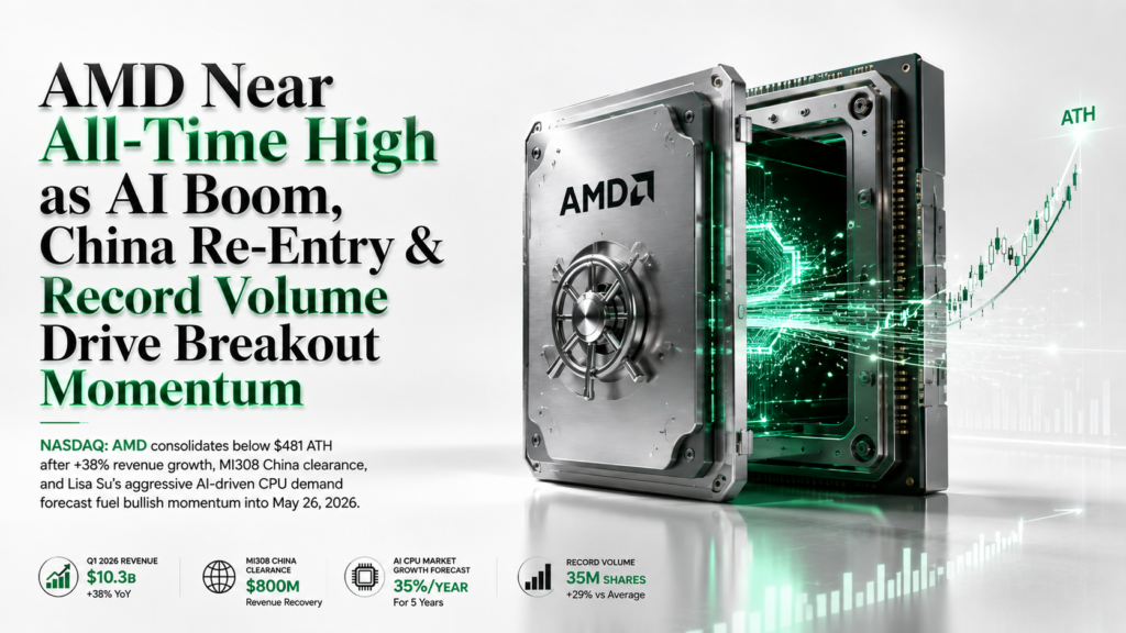 AMD Stock Trade Setup – May 26, 2026 | Advanced Micro Devices Technical Analysis