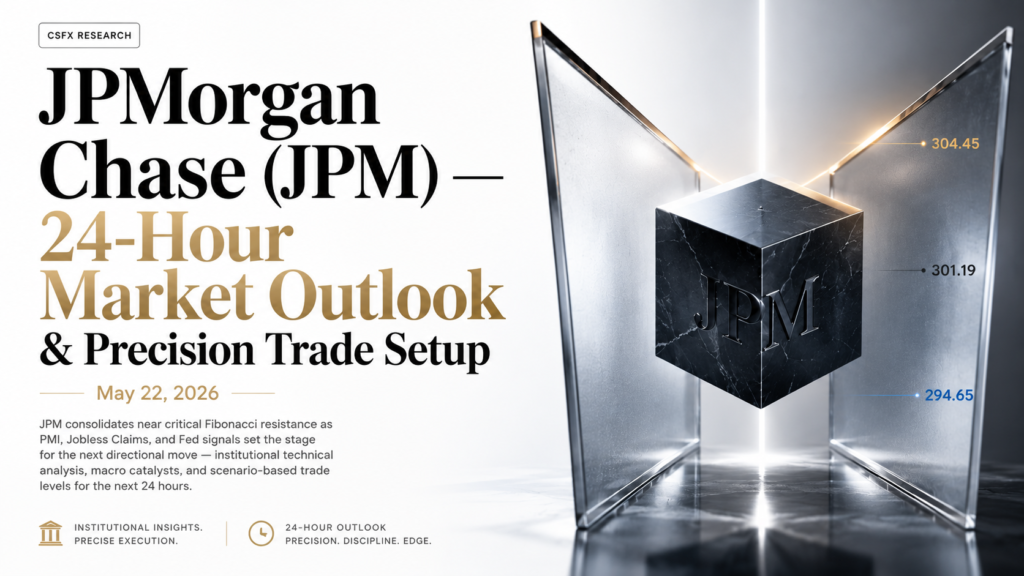JPMorgan Chase (JPM) Market Outlook & Trade Setup – May 22, 2026 | CSFX Research
