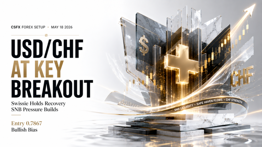 USD/CHF Trade Setup May 18, 2026 | Forex Analysis, Entry, Stop Loss, Take Profit
