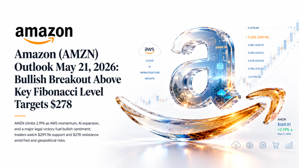Amazon (AMZN) Stock Market Outlook & Trade Setup — May 21, 2026 | CSFX Research