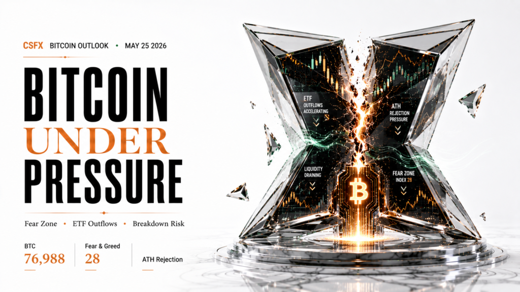 Bitcoin (BTC) Market Outlook & Trade Setup – May 25, 2026 | CSFX Research
