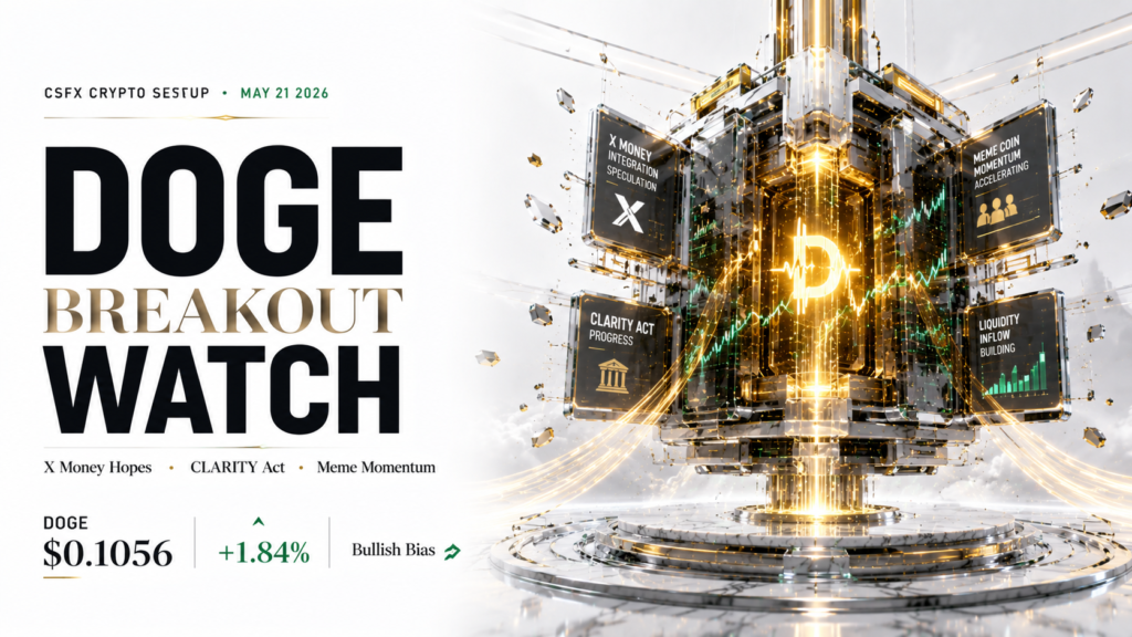 Dogecoin (DOGE) Trade Setup & Price Analysis — May 21, 2026 | CSFX Research