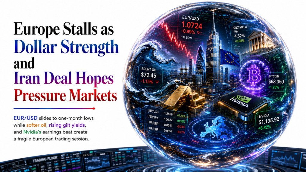Europe Flatlines as Iran Deal  | Technical Analysis – European Session | Capital Street FX Daily Brief · 21 May 2026