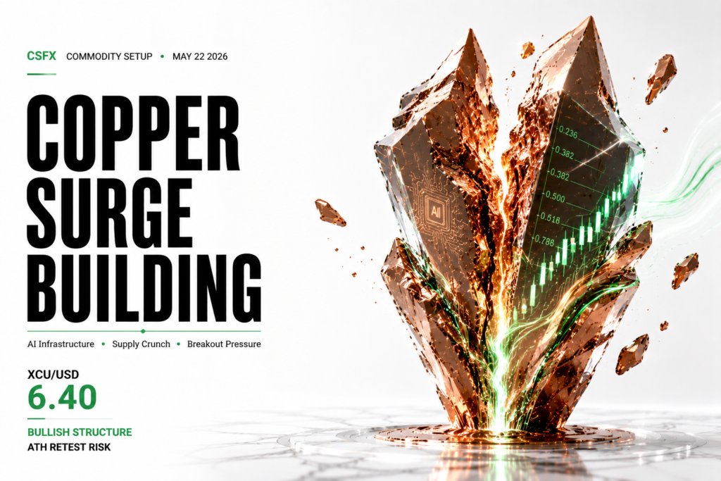 Copper (XCU/USD) Trade Setup & Market Analysis – May 22, 2026 | CSFX Research