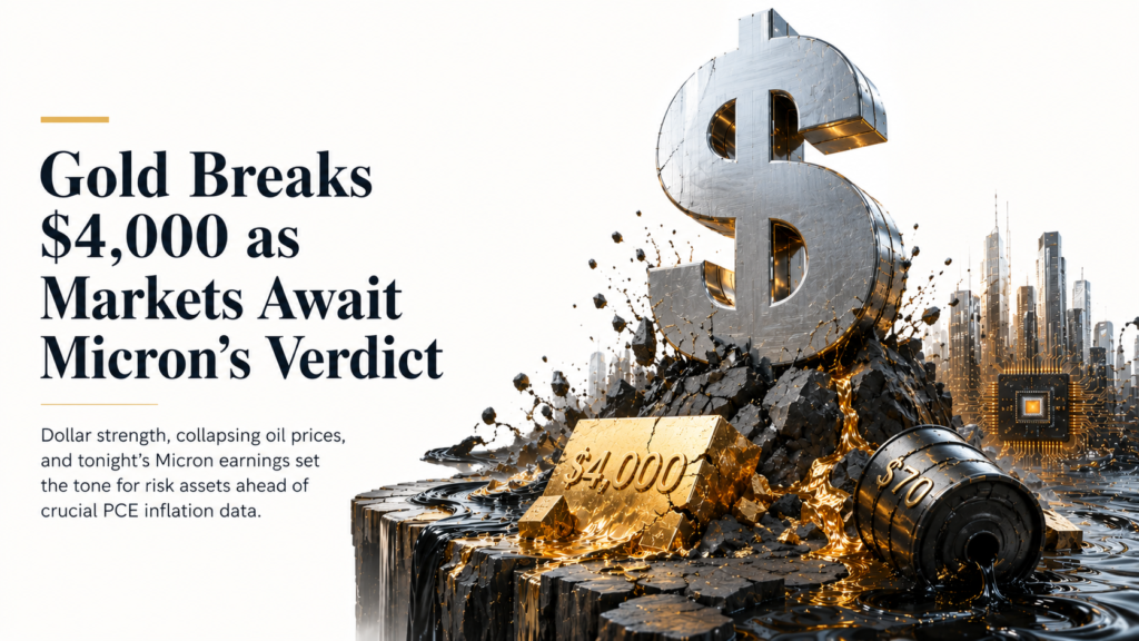Gold Breaks as Markets Await