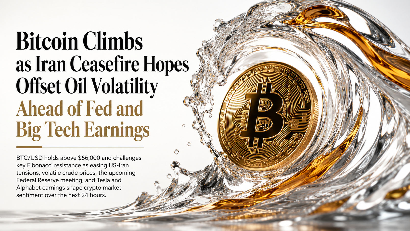 Bitcoin Climbs as Iran Ceasefire