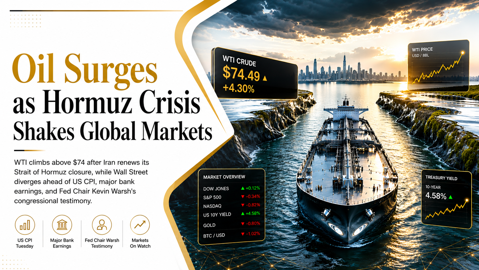 Oil Surges as Hormiuz Crises Shakes