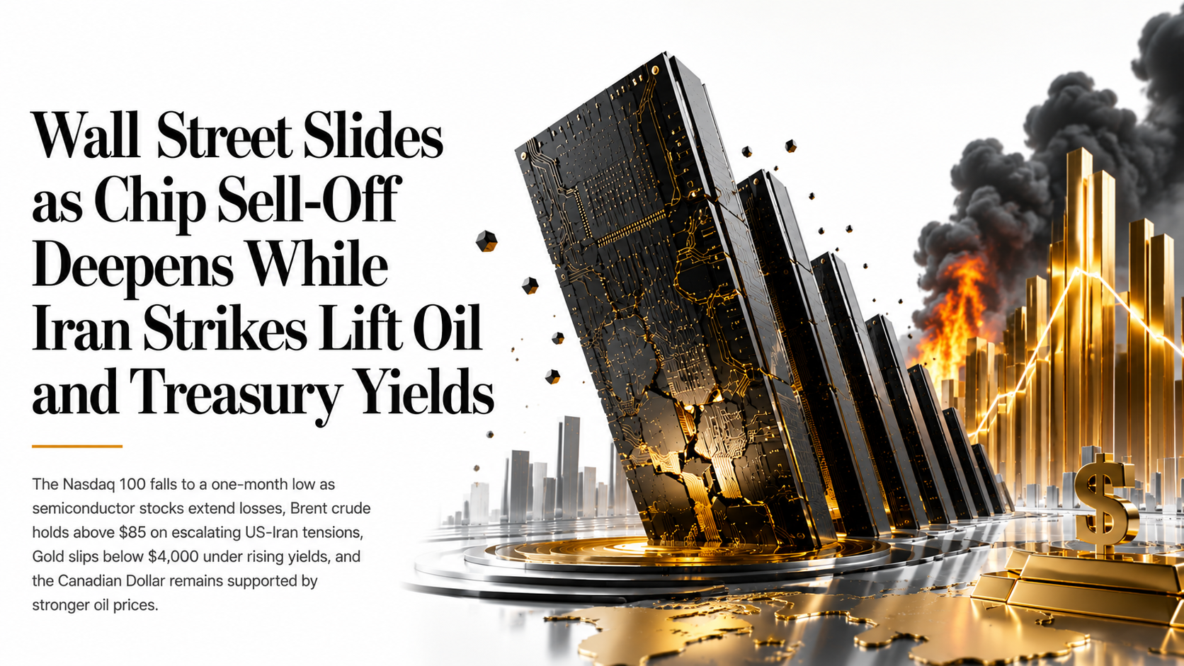 Wall Street Slides as Chp Sell Off