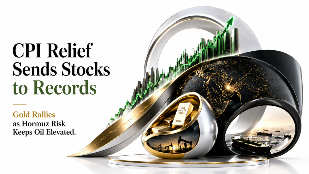 CPI Relif Sends Stocks