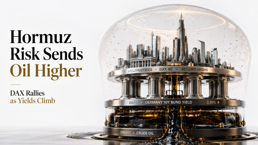 Oil Spikes as Iran Hardens Hormuz Demands, the DAX Presses Record Highs and Bund Yields Climb Into Wednesday’s US CPI | Technical Analysis – European Session | 11-08-2026