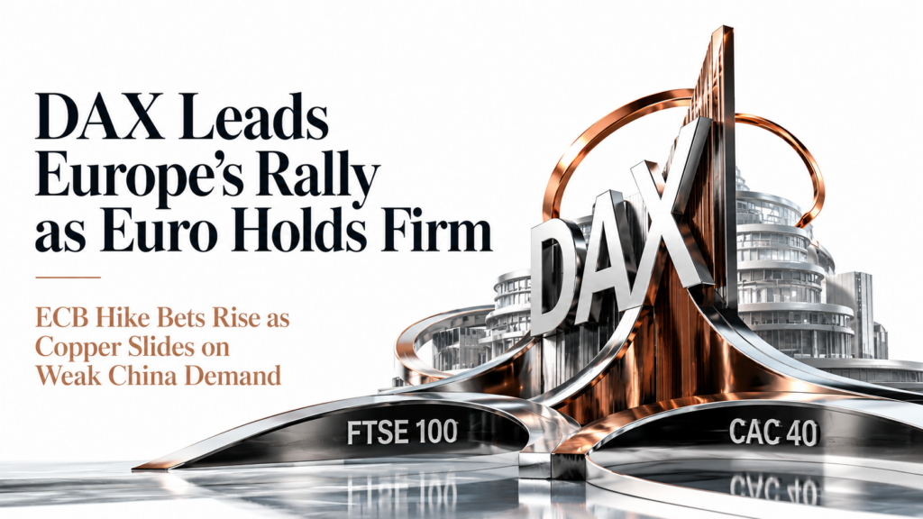 DAX Leads Europe’s Most Concentrated Rally in Years as the Euro Holds Near Two-Month Highs, While Copper Slides on Soft China Demand | Technical Analysis – European Session | 14-08-2026